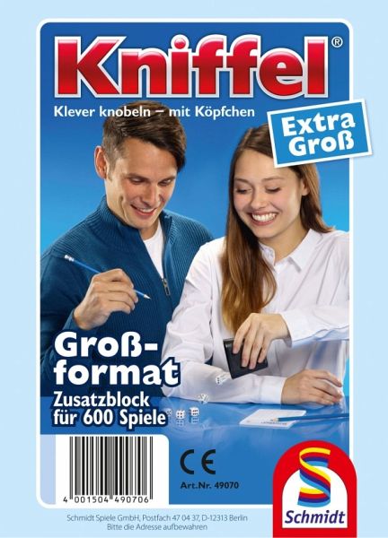 Schmidt Mini - Kniffel, Mitbringspiele, Gesellschaftsspiele