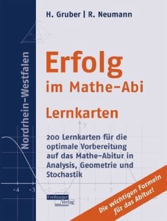 Lernkarten, Ausgabe Nordrhein-Westfalen / Erfolg im Mathe-Abi, Lernkarten