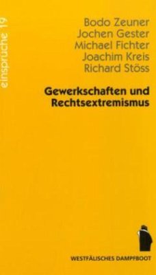 Cover Gewerkschaften und Rechtsextremismus