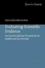 Evaluating Scientific Evidence - Beecher-Monas, Erica