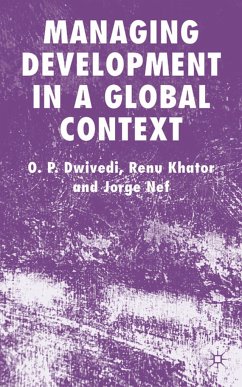 Managing Development in a Global Context - Dwivedi, O.;Khator, R.;Nef, J.