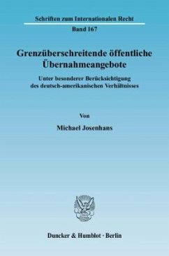 Cover Grenzüberschreitende öffentliche Übernahmeangebote.