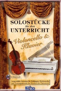 Cover Solostücke für den Unterricht, Violoncello und Klavier, Unterstufe, m. Audio-CD