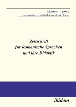 Zeitschrift für Romanische Sprachen und ihre Didaktik. Heft 1.1 - Frings, Michael / Klump, Andre (Hgg.)