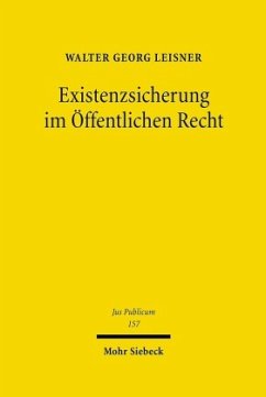 Existenzsicherung im Öffentlichen Recht - Leisner, Walter Georg