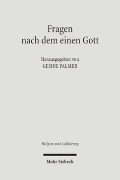 Fragen nach dem einen Gott - Palmer, Gesine (Hg.)