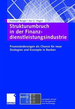 Strukturumbruch in der Finanzdienstleistungsindustrie - Burger, Christoph / Hagen, Jan (Hgg.)