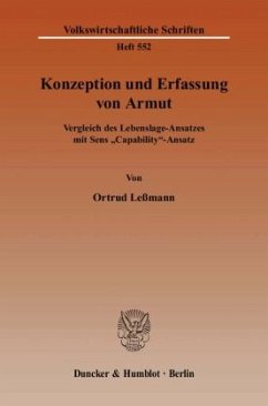 Cover Konzeption und Erfassung von Armut.