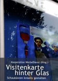 Visitenkarte hinter Glas