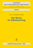 Der Bonus im Arbeitsvertrag (f. d. Schweiz)