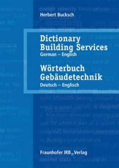 Cover Wörterbuch Gebäudetechnik, Deutsch-Englisch. Dictionary Building Services, German-English