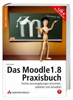 Cover Das Moodle 1.8 Praxisbuch, m. CD-ROM