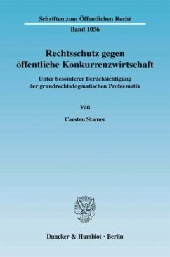Cover Rechtsschutz gegen öffentliche Konkurrenzwirtschaft.