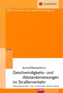 Cover Geschwindigkeits- und Abstandsmessungen im Straßenverkehr, m. CD-ROM