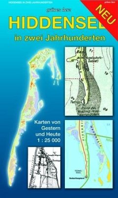 Hiddensee in zwei Jahrhunderten, Faltkarte
