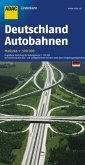 ADAC Karte Deutschland Autobahnen. German motorways