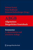 Kurzkommentar zum ABGB - Koziol, Helmut / Bydlinski, Peter / Bollenberger, Raimund (Hgg.)