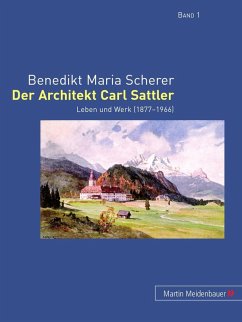 Cover Der Architekt Carl Sattler
