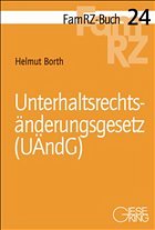 Cover Unterhaltsrechtsänderungsgesetz: UÄndG