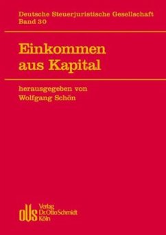 Einkommen aus Kapital - Schön, Wolfgang (Hrsg.)