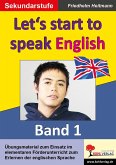 English - quite easy ! 1. Let's start to speak English