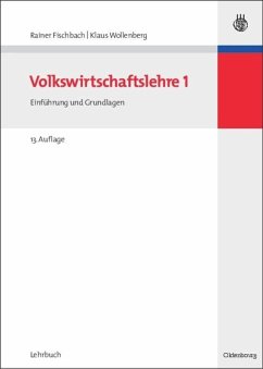 Volkswirtschaftslehre I - Wollenberg, Klaus; Fischbach, Rainer