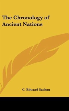 The Chronology of Ancient Nations