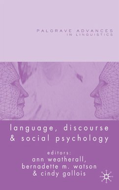 Language, Discourse and Social Psychology - Weatherall, Ann / Watson, Bernadette M. / Gallois, Cindy