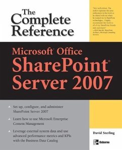Microsoft(r) Office Sharepoint(r) Server 2007: The Complete Reference - Sterling, David