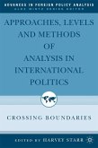 Approaches, Levels, and Methods of Analysis in International Politics