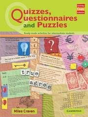 Quizzes, Questionnaires and Puzzles - Craven, Miles