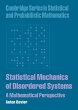 Statistical Mechanics of Disordered... - Bild 1