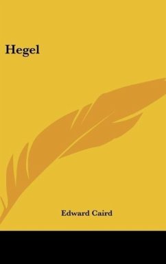 Hegel - Caird, Edward