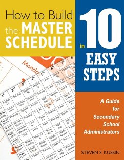 How to Build the Master Schedule in 10 Easy Steps - Kussin, Steven S