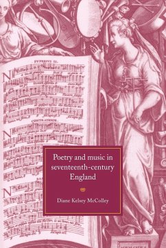 Poetry and Music in Seventeenth-Century England - McColley, Diane Kelsey
