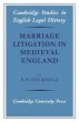 Marriage Litigation in Medieval England - Bild 1