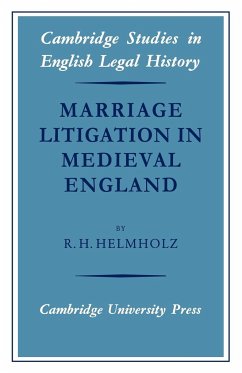 Marriage Litigation in Medieval England - Helmholz; Helmholz, R. H.; R. H., Helmholz