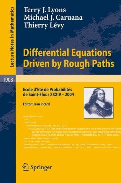 Differential Equations Driven by Rough Paths - Lyons, Terry J.;Caruana, Michael J.;Lévy, Thierry
