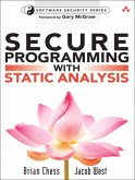 Secure Programming with Static Analysis, w. CD-ROM