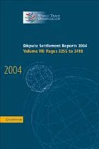 Dispute Settlement Reports - World Trade Organization