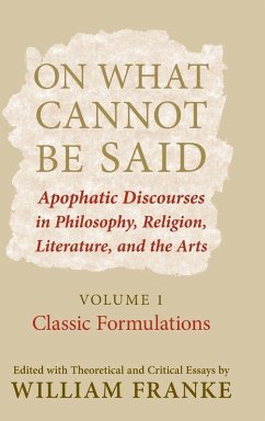 Cover On What Cannot Be Said