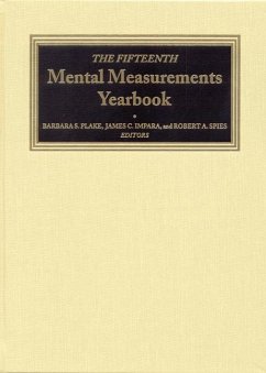 The Fifteenth Mental Measurements Yearbook - Buros Center