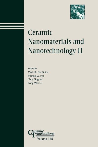 Ceramic Nanomaterials and Nanotechnology II