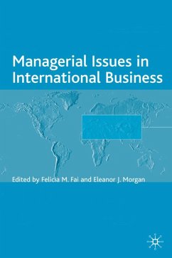 Managerial Issues in International Business - Fai, Felicia M. / Morgan, Eleanor J.