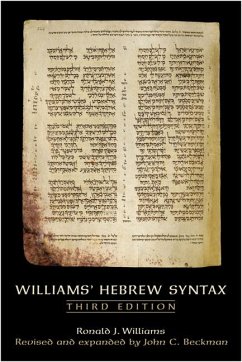 Williams' Hebrew Syntax, Third Edition - Beckman, John C.