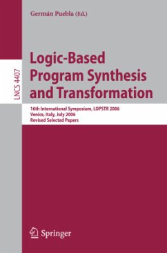 Logic-Based Program Synthesis and Transformation - Puebla, Germán (Volume ed.)