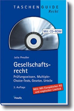 Gesellschaftsrecht - mit CD-ROM - Preußer, Julia