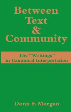 Between Text & Community - Morgan, Donn F