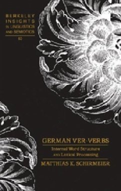 German ver-Verbs - Schirmeier, Matthias K.