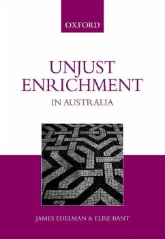 Unjust Enrichment in Australia - Edelman, James; Bant, Elise